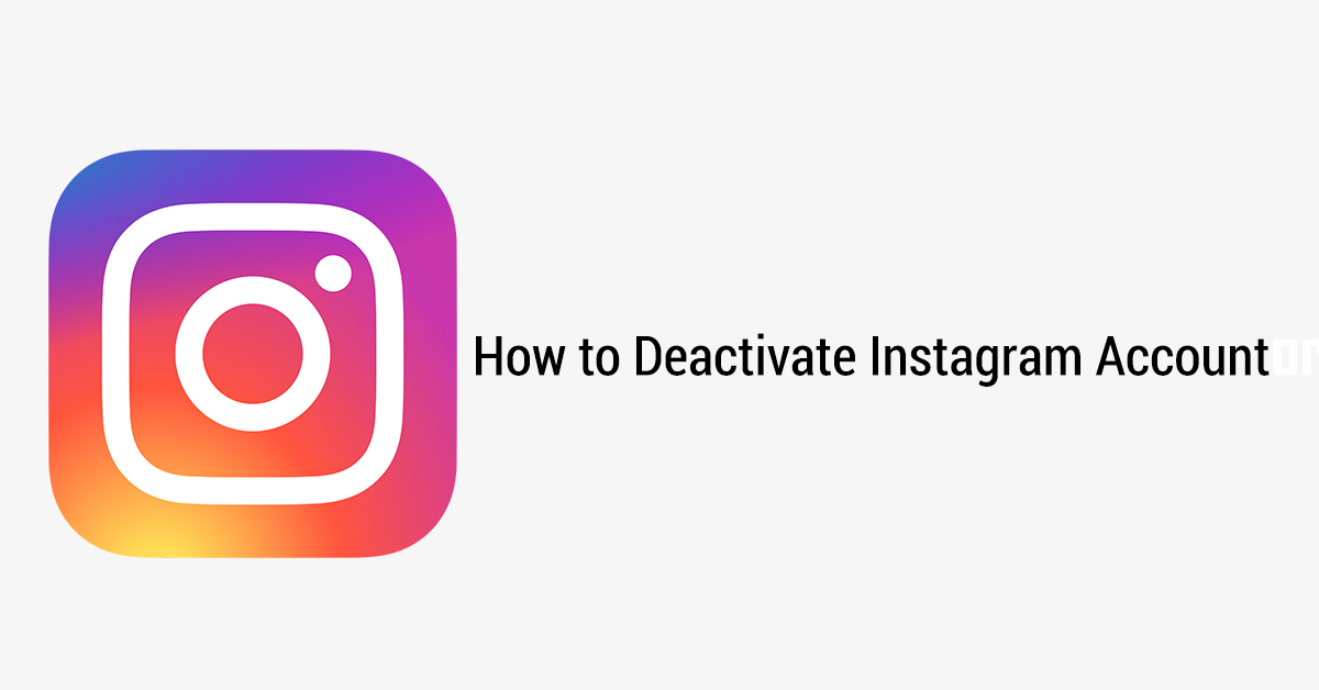 How to deactivate instagram account feature image