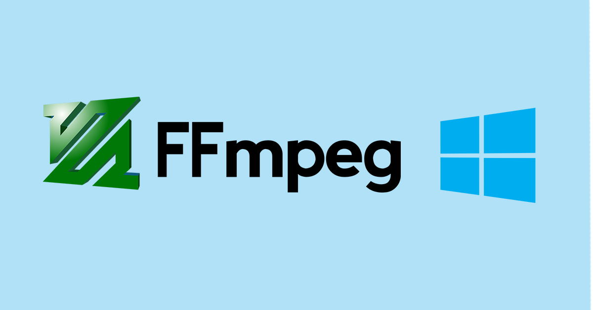 FFMpeg install on windows