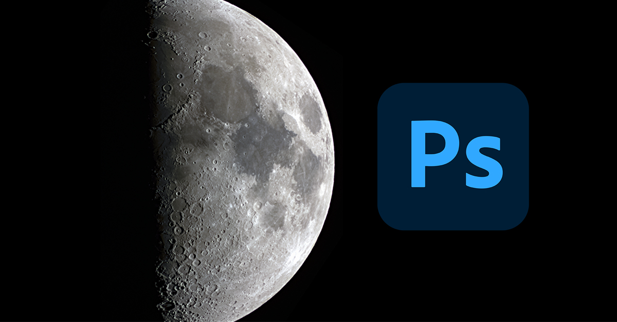 How to Stack Moon Photos Using Photoshop