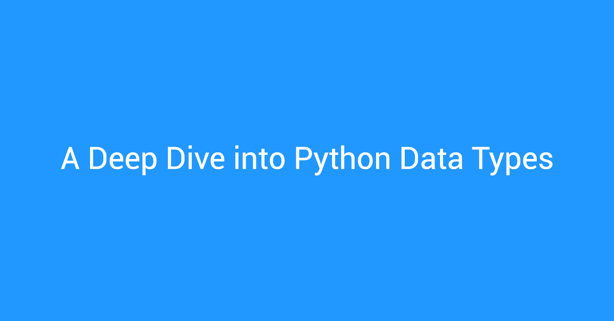 Python data types feature image