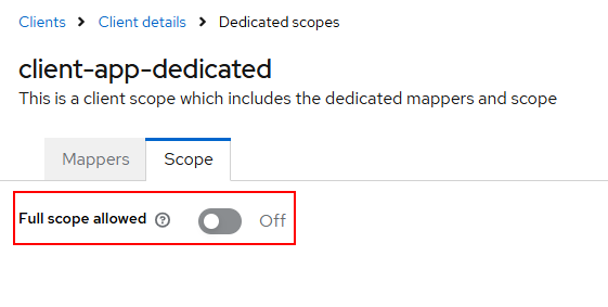 Disable fullscope 